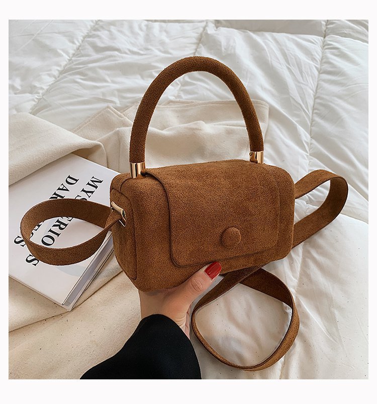 Women's New Popular Frosted One-shoulder Messenger Handbag