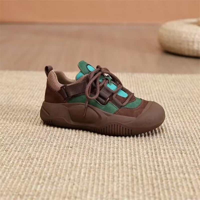 Women's Board Shoes Solid Color Platform