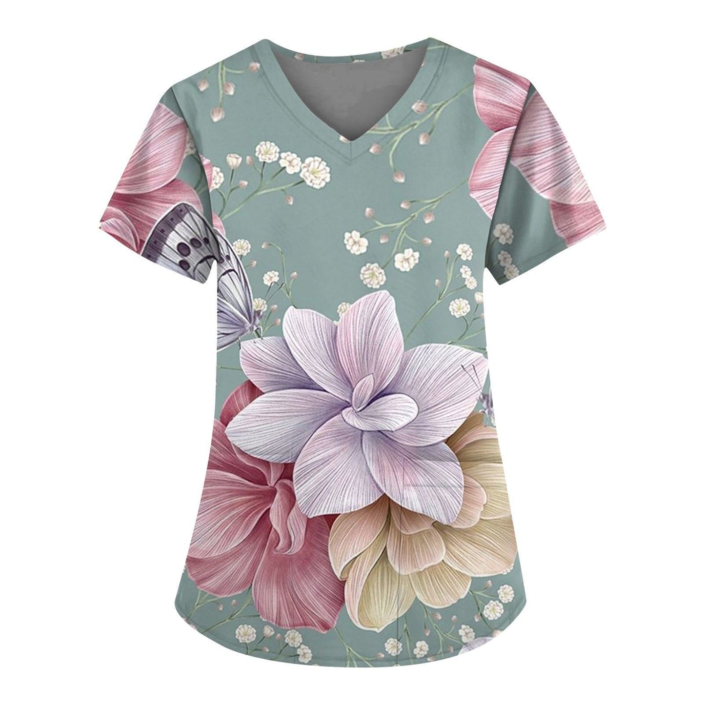 3DV Collar Comfort And Casual Cloth For Nursing Workers