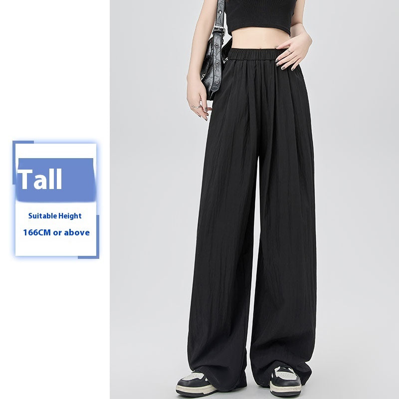 Women's Summer Thin High Waist Loose Casual Wide Leg Pants