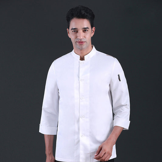 Chef's Work Clothes With Seven-cent Sleeves