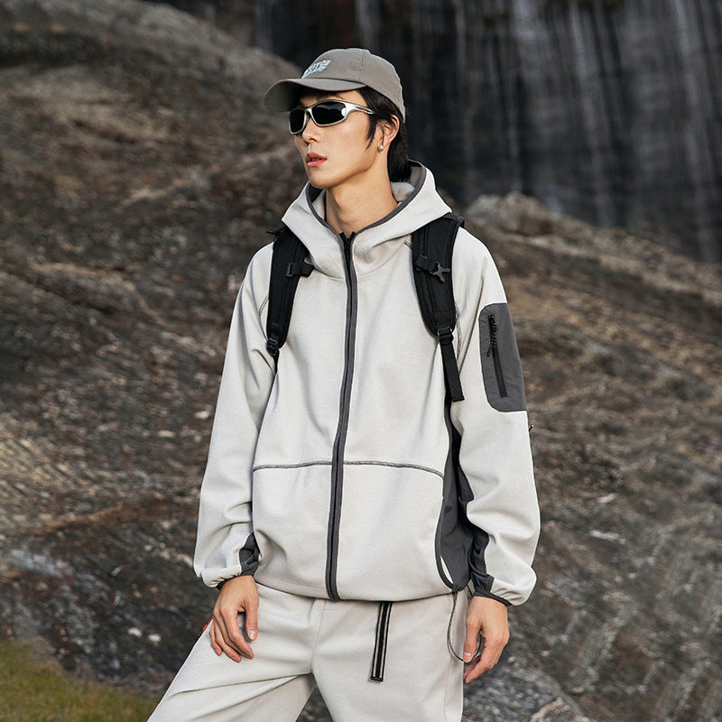 Outdoor Mountaineering Sun Protective Warm Men's Coat