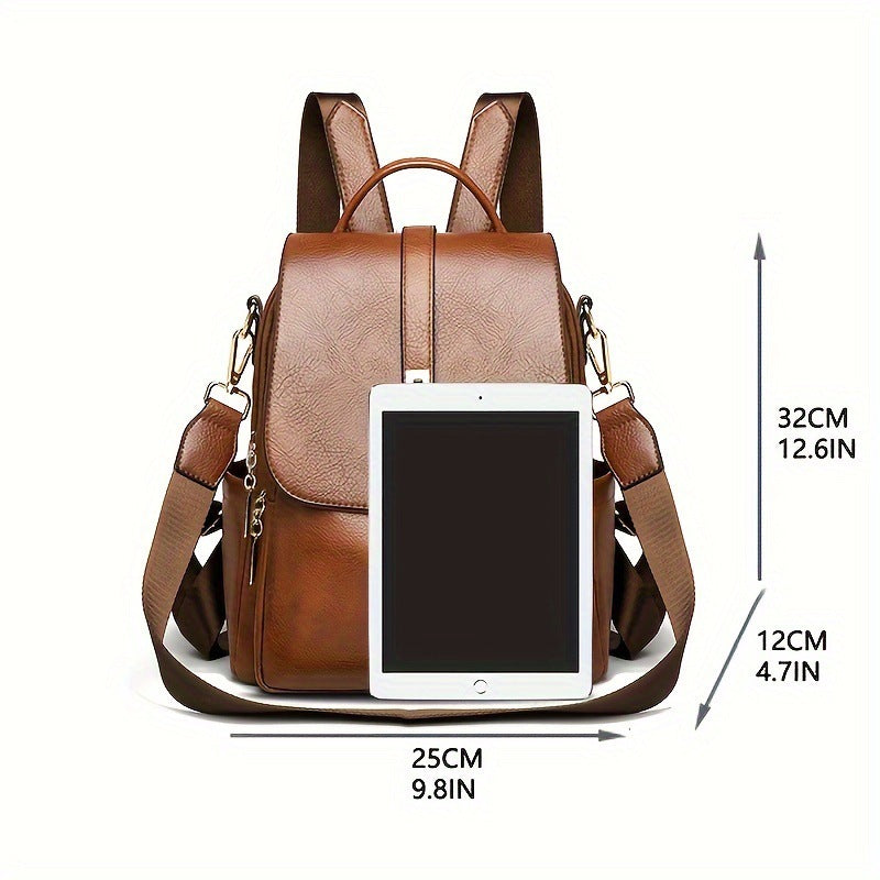 Simple Ladies Backpack Commuter's All-matching Large Capacity