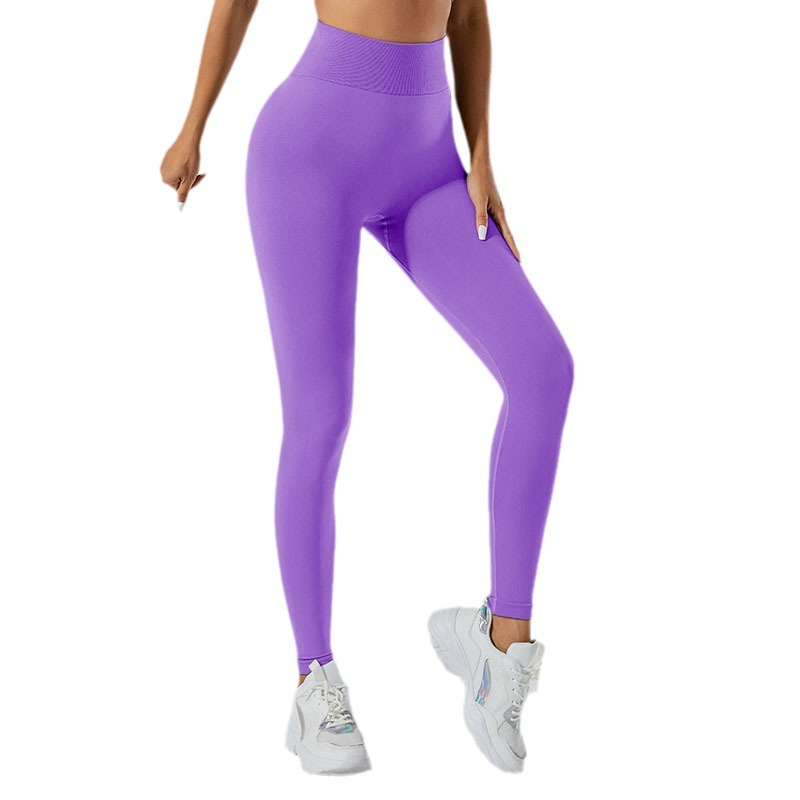 No Embarrassment Line Yoga Pants Women's High Waist Hip Lift Peach Hip Stretch Leggings