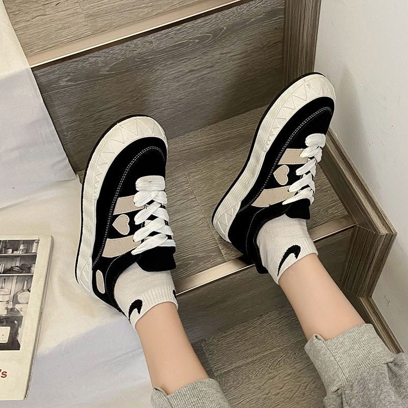 Women's Niche Platform Autumn Canvas Sneakers
