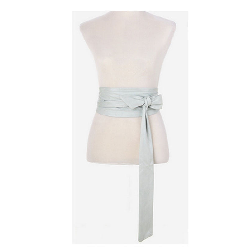 Ladies Cloth Wide Belt All Match Retro