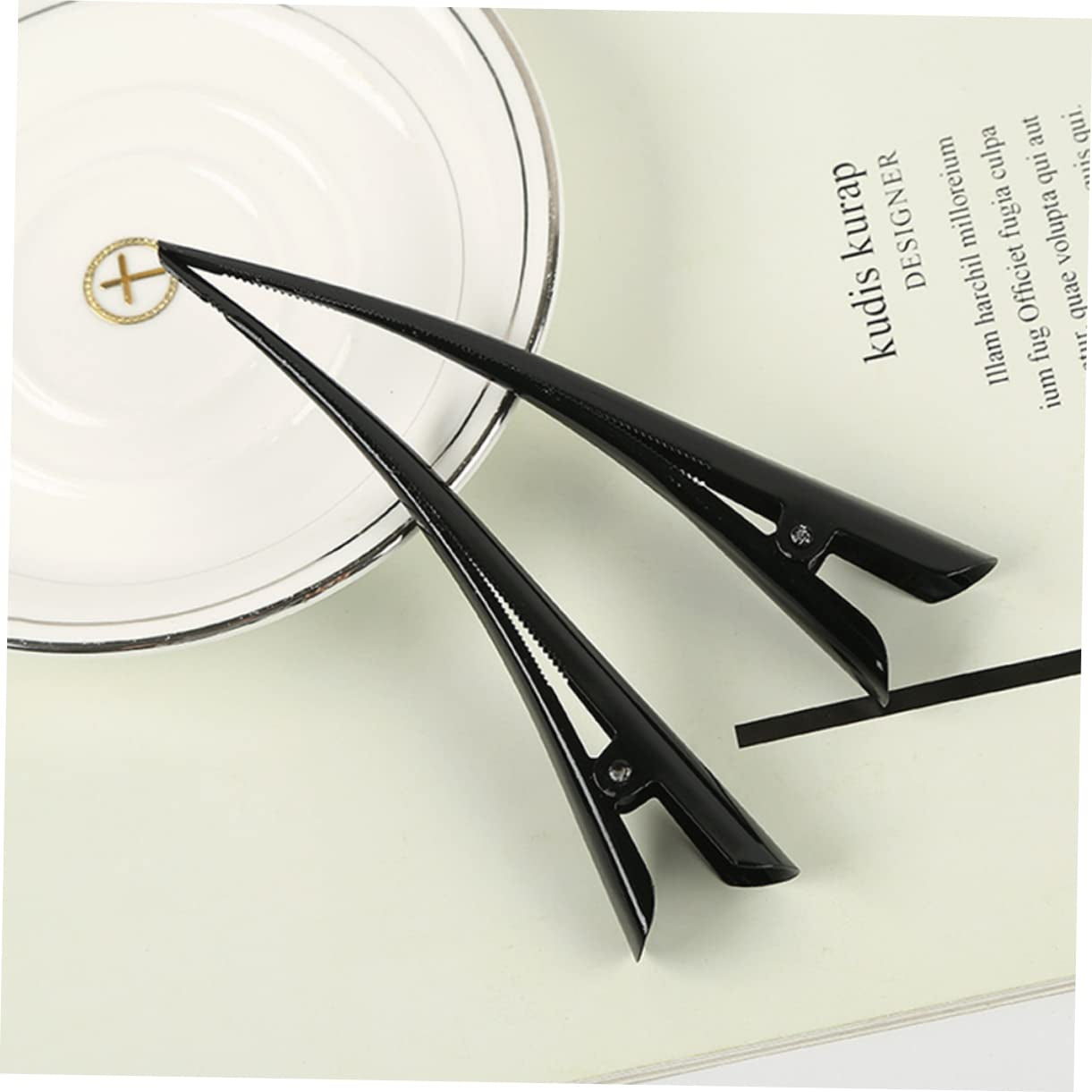 8Pcs Seamless Duckbill Clips for Hair Partitioning Non-Damaging Alligator Hair Clips for Thick Curly Styling for and Home