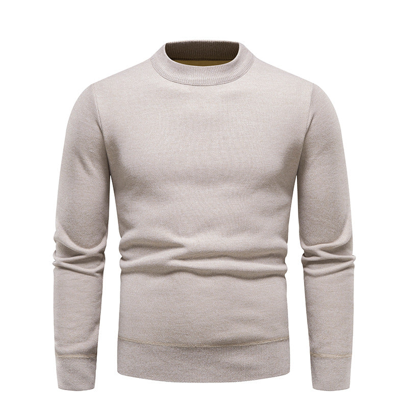 Fleecforet tyk sweater til mænd
