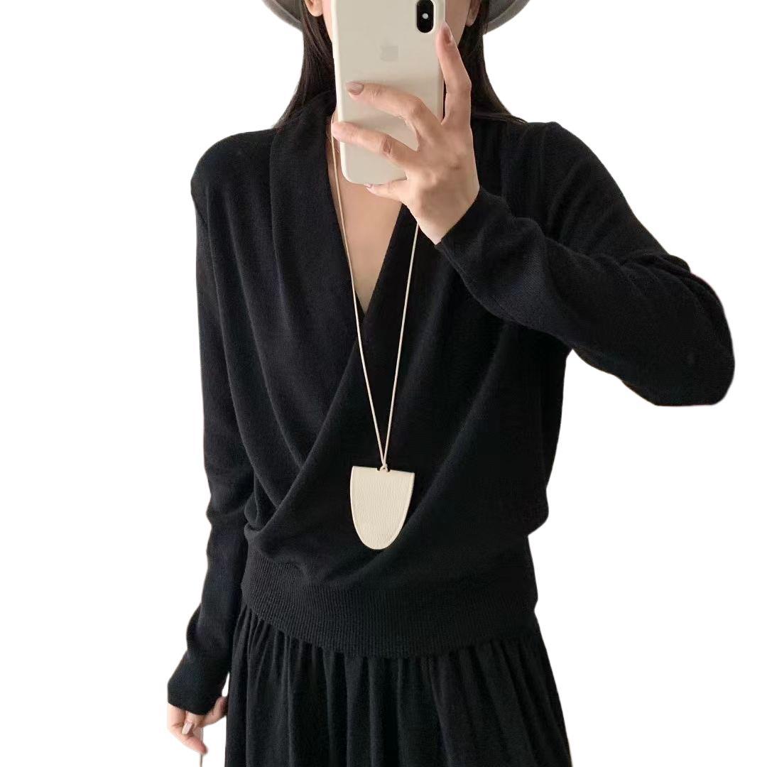 Kvinders sans for design, enkel temperamentstop, fashionabel