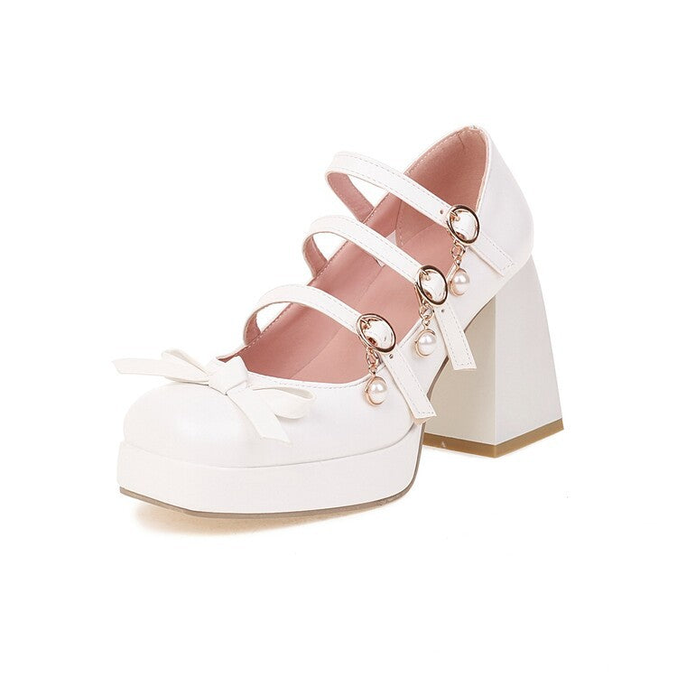 Cute Round Toe Single Shoe Bow Student Shoes