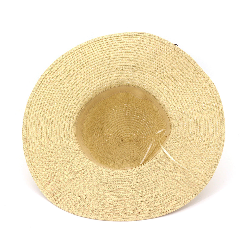 Ladies Dahai Beach Resort Sunscreen Straw Hat