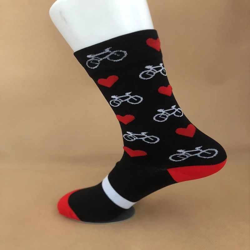 Outdoor Sports Running Climbing Breathable Sweat Absorbing Mid-calf Cycling Socks