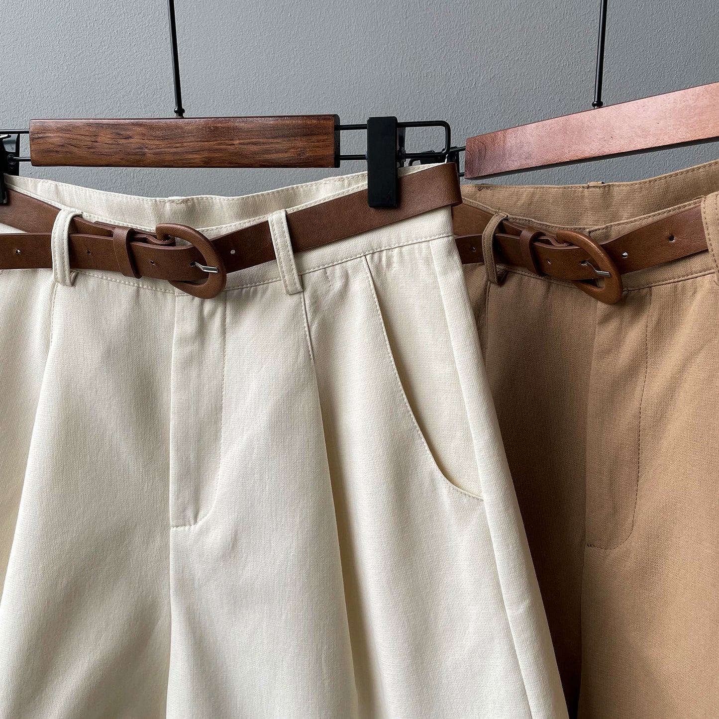 High Waist Slim Loose Straight Wide Leg Casual Pants