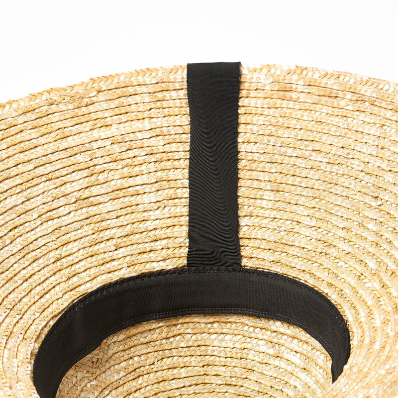 Spring And Summer New Retro Elegant Light Top Mesh Flower Straw Hat