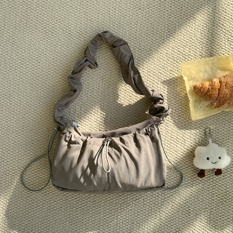 Pleated Armpit Cloud Simple Graceful Korean Style Shoulder Bag