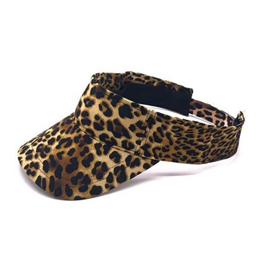 Korean Style Personalized Leopard-print Brim Top Hat