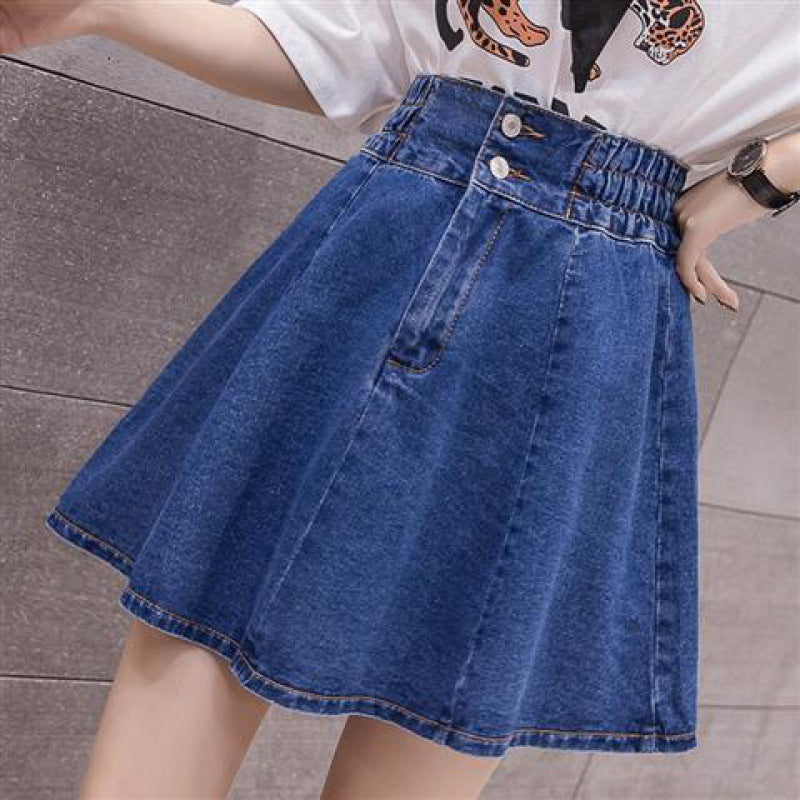High-waisted A-line Denim Skirt That Flatters Your Figure And Prevents Wardrobe Malfunctions