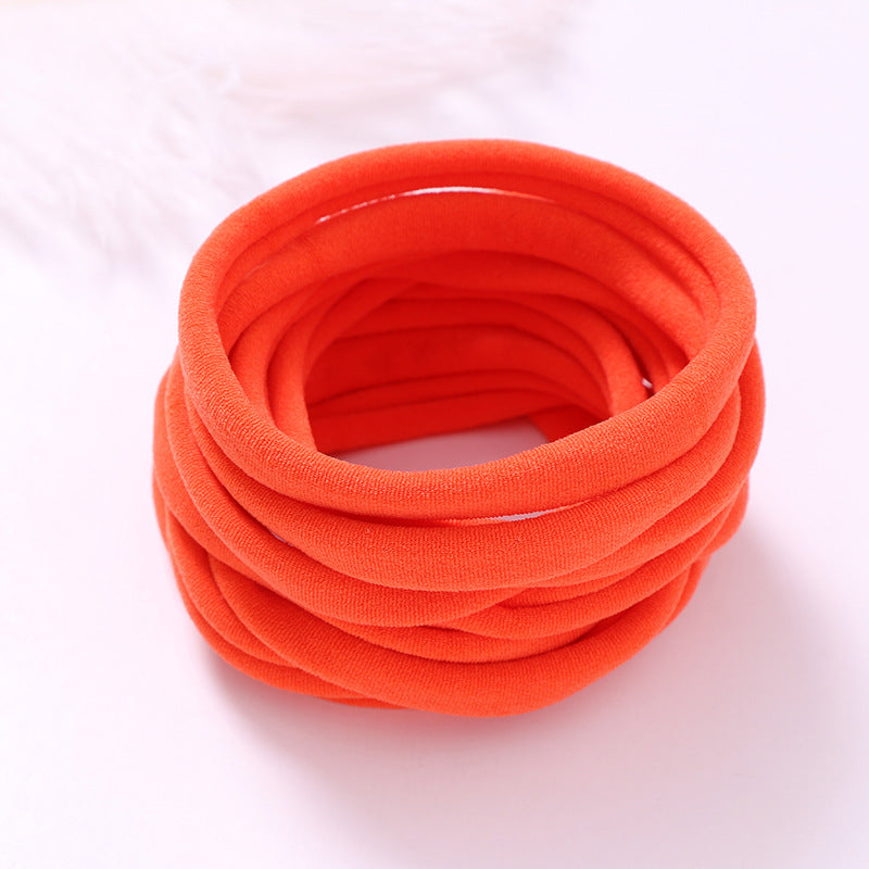 European And American INS Seamless Nylon Fine Hair Band Children's Hair Ring Handmade DIY Baby Headband