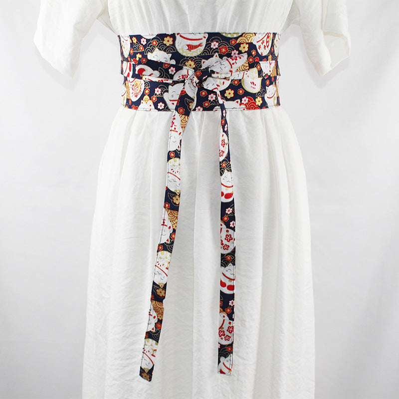 Han Element Literary And Artistic Outer Wear Waistband Ancient Style Hanfu Belt