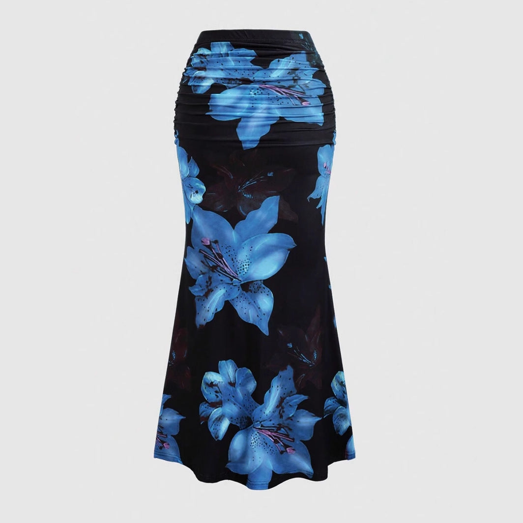 Line Skirt Leisure Vacation Long Women's Clothing