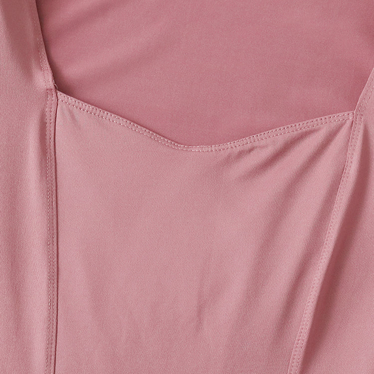 Square Necked Slim Fitting Triangle Sexy Jumpsuit