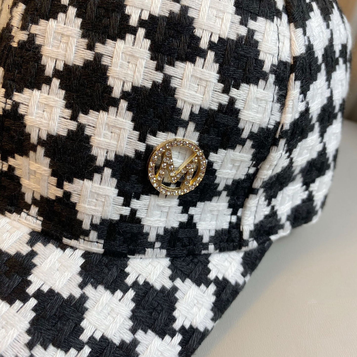 Sunshade Striped Plaid Baseball Hat