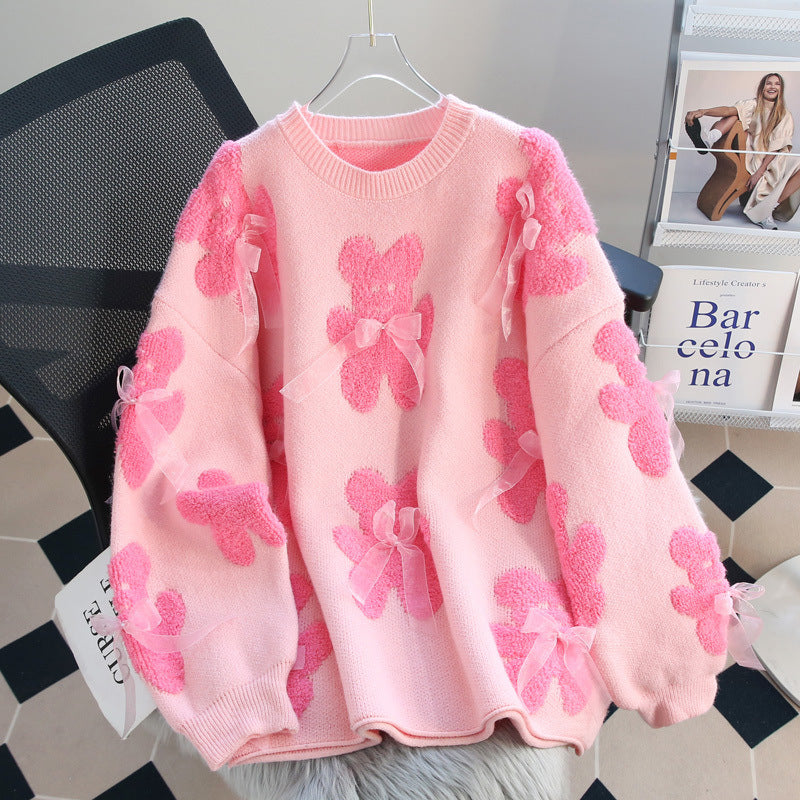 Efterår og vinter Ny løs og doven stil Dame sweater