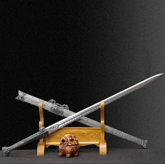 Beast Beak Integral Sword High Manganese Steel Self-Defense Cold Weapon Collection-Grade Unsharpened