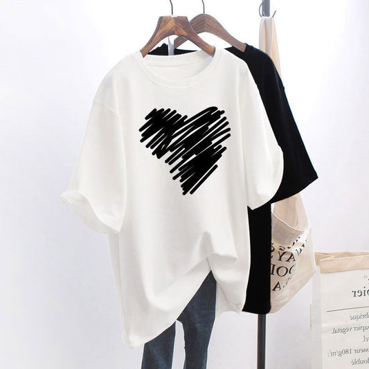 Relaxed-fit Mid-length Tops With Short Sleeves