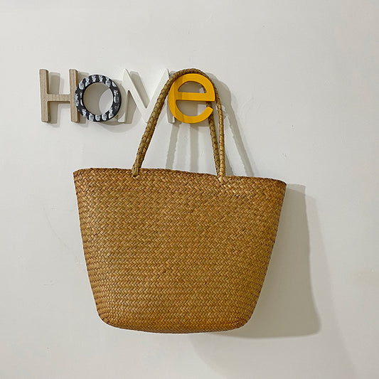 Pastoral Style Handmade Bag Decoration Flower Basket Sea