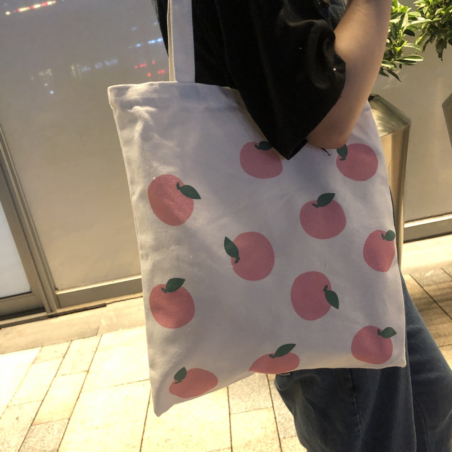 One-shoulder College Style Large-capacity Shopping Bag