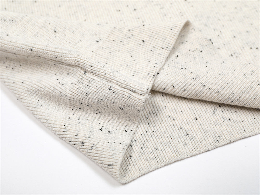 Dot Brocade Sweater Men's Loose Casual