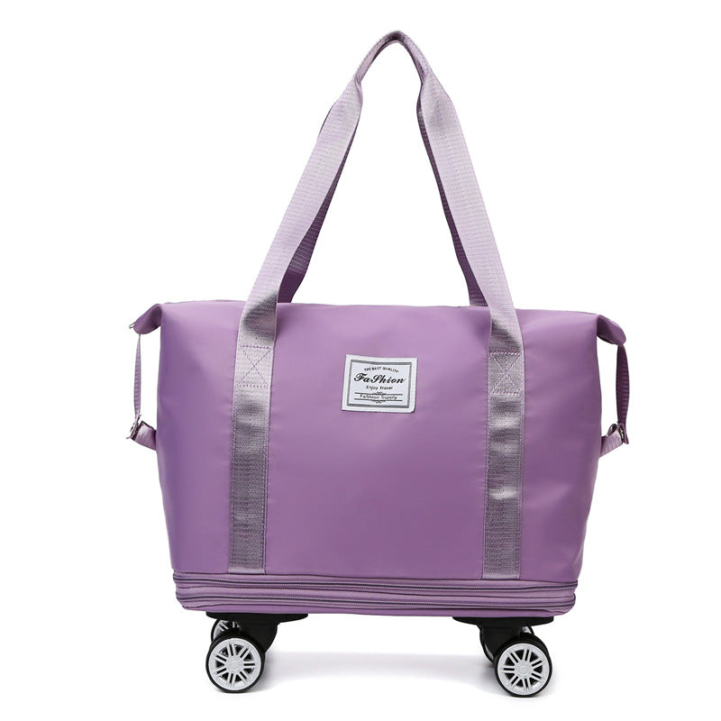 Universal Wheel Expandable Luggage Oversized Capacity Travel Bag