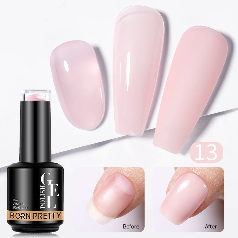 Nail Color Powder Transparent Function Phototherapy Plastic