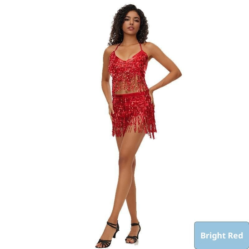 Belly Dance Costume Jazz Dance Sexy Stage Suit