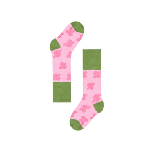 Printed Calf Socks Cotton Boys And Girls Mid-length Pile