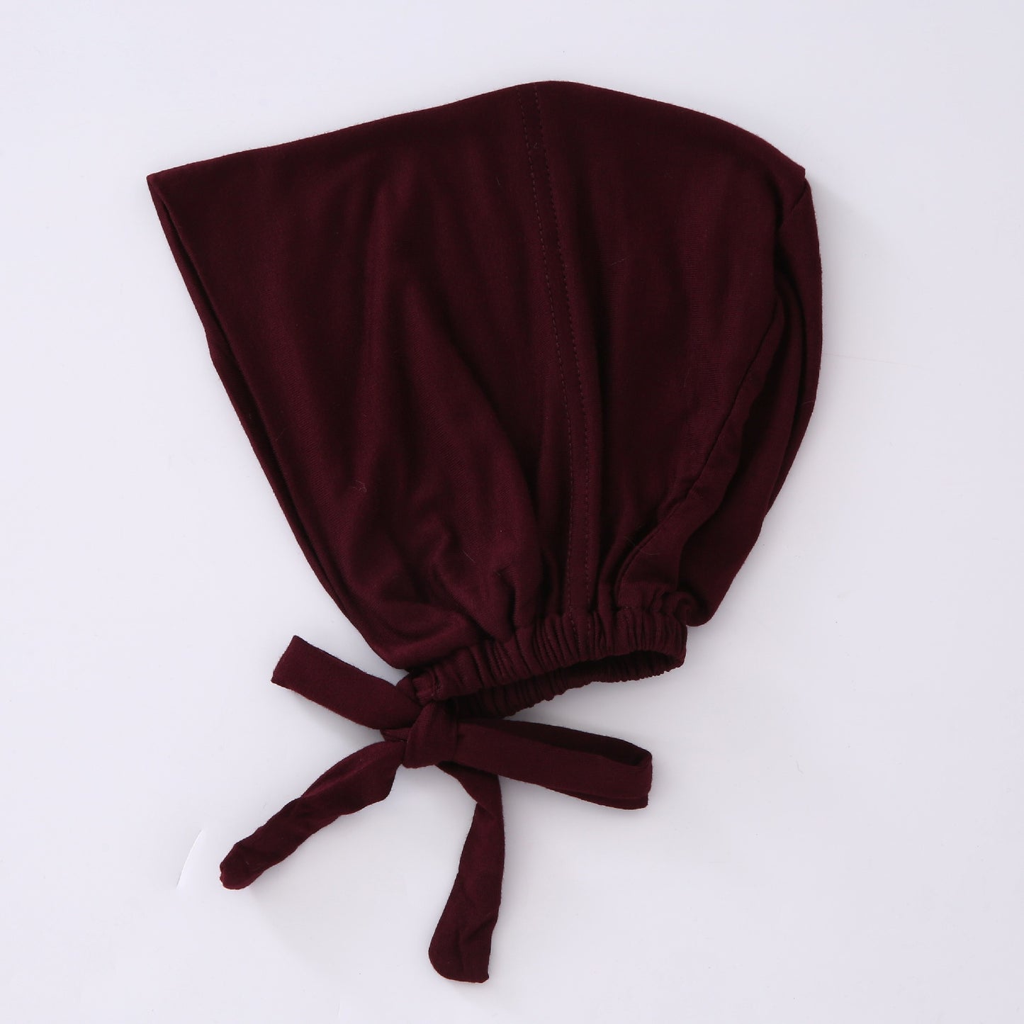 Women's Fashion Solid Color Lace-up Bottoming Hood