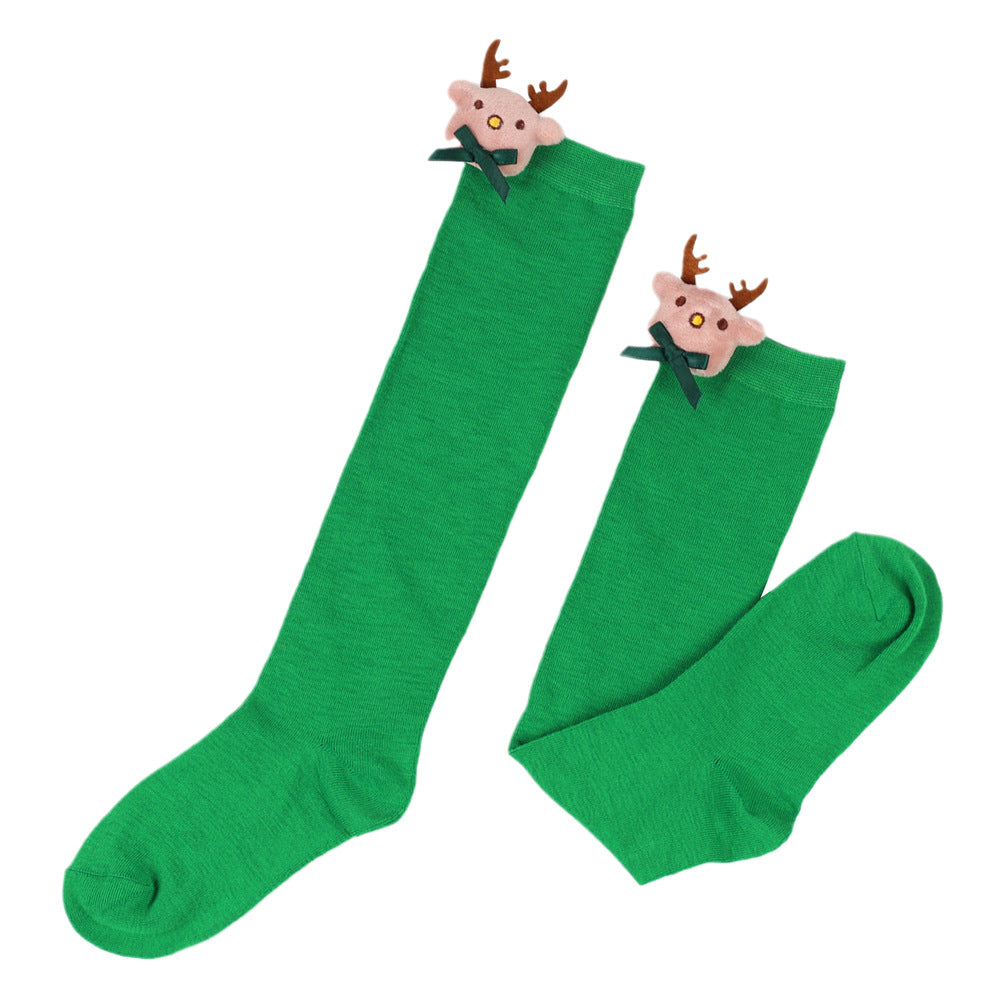 Elk Children's Christmas Stockings Cartoon Doll