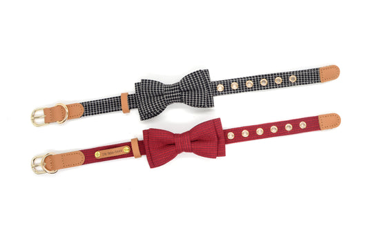 Small And Medium-sized Dog Neck Bow Collar