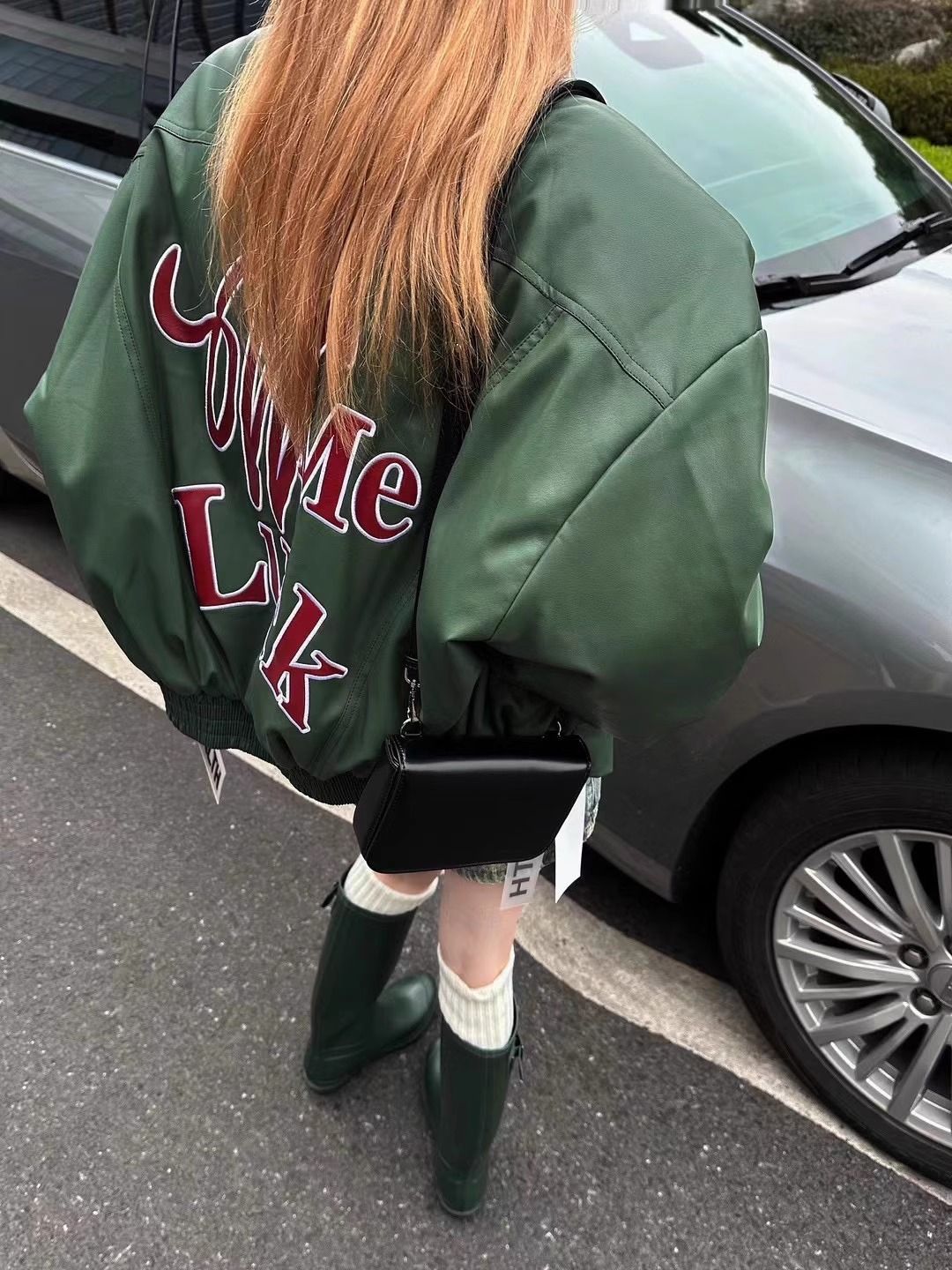 Men's And Women's Embroidered Letters Padded Jacket