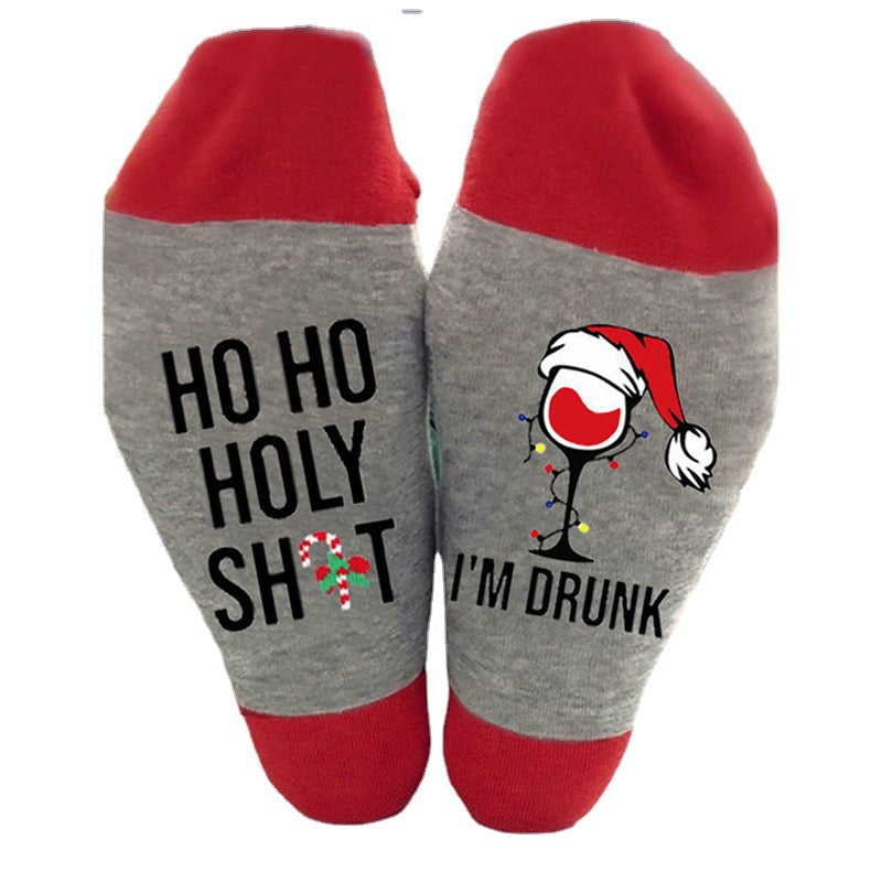 Men's And Women's Fashion Fashion Letters Cotton Socks