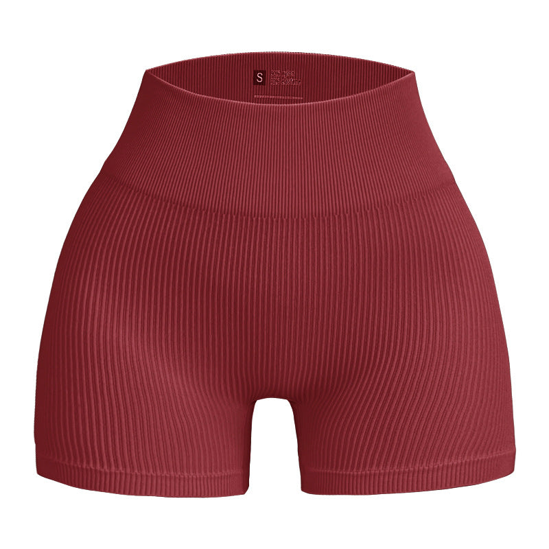 Seamless Thread Three-point Yoga Pants