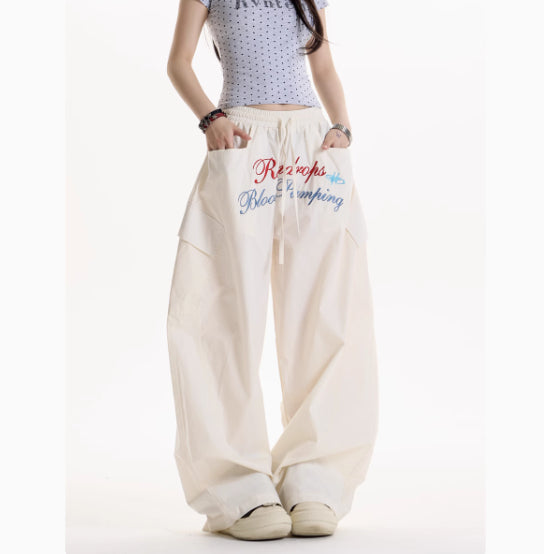 American Retro Hot Girl Wide-leg Casual Pants