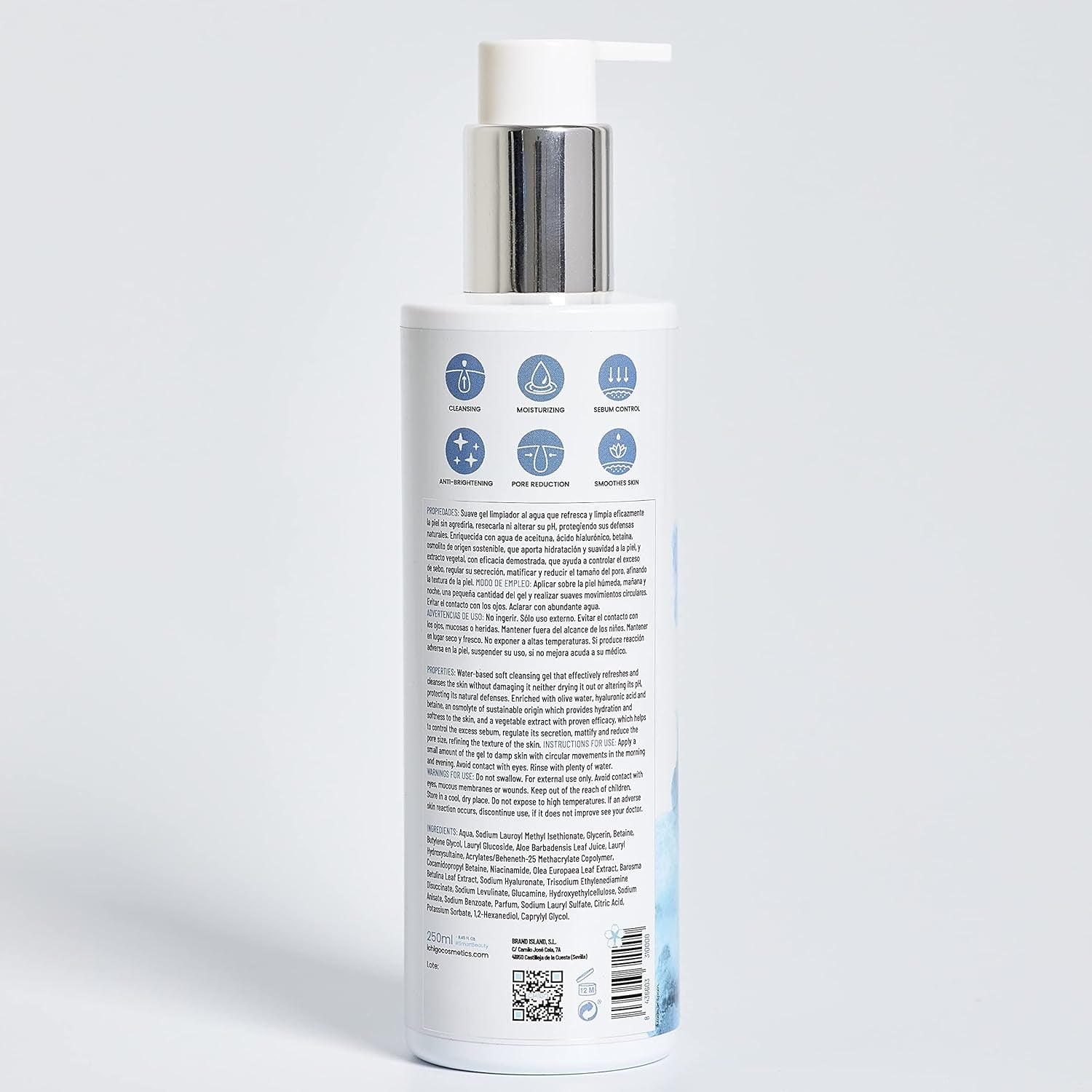 ICHIGO POWER CLEANSER. Gel Limpiador Facial Para Pieles Grasas Y Pieles Mixtas. Limpieza Facial Mujer. Limpiador Facial Hombre. Kit Limpieza Facial. Jabon Facial.