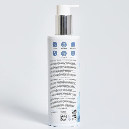 ICHIGO POWER CLEANSER. Gel Limpiador Facial Para Pieles Grasas Y Pieles Mixtas. Limpieza Facial Mujer. Limpiador Facial Hombre. Kit Limpieza Facial. Jabon Facial.