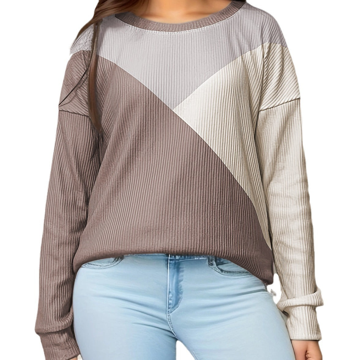 Women's Three-color Printed Loose Short-sleeved Casual T-shirt