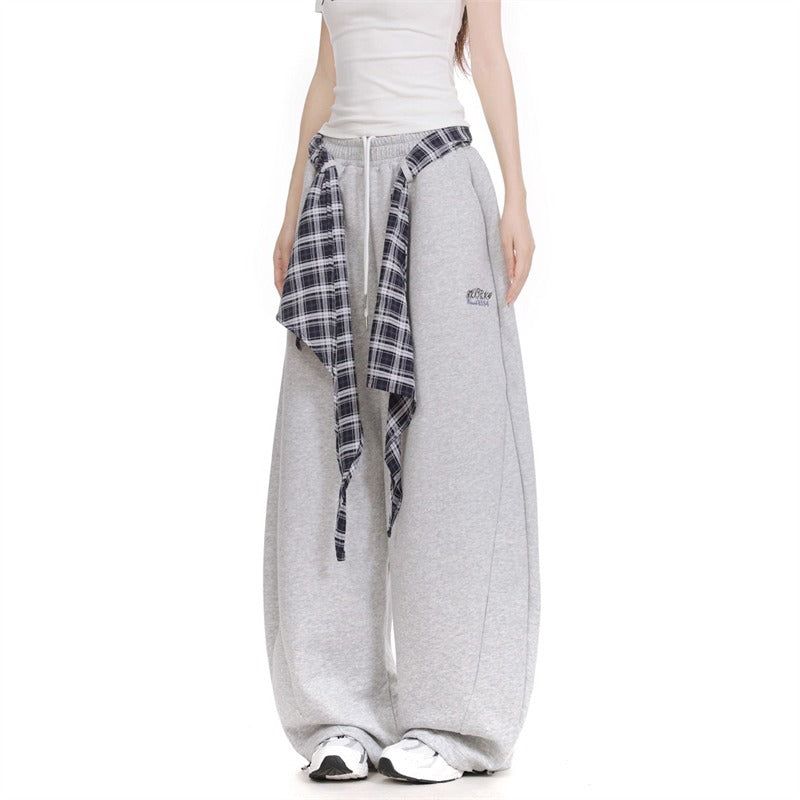 Women's Loose-waist Design Sporty Casual Pants
