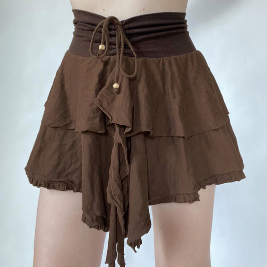 Wandering Style Retro High Waist Skirt