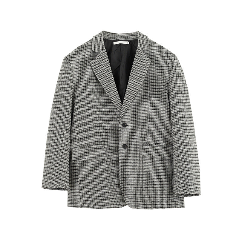 Men's Loose And Handsome Vintage Woolen Coat