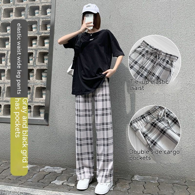 Summer Women's Loose Slimming And Straight Draped Casual Pants